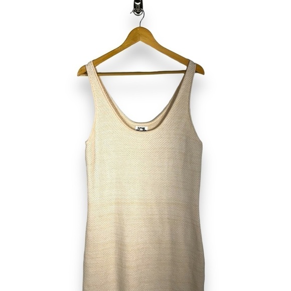 Future Collective x Alani Noelle Crochet Fringe Column Dress, Cream, Size 1X - Picture 5 of 14